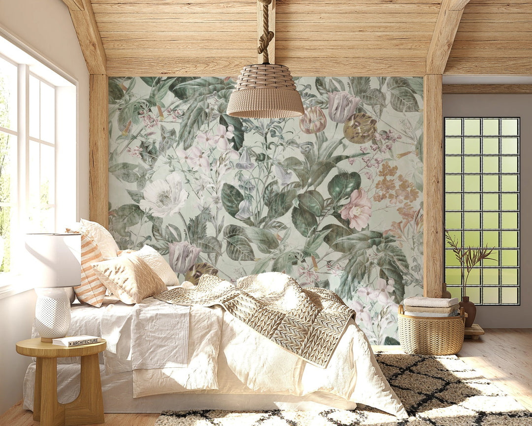 Papier Peint Jardin Vintage - Kam & Leon