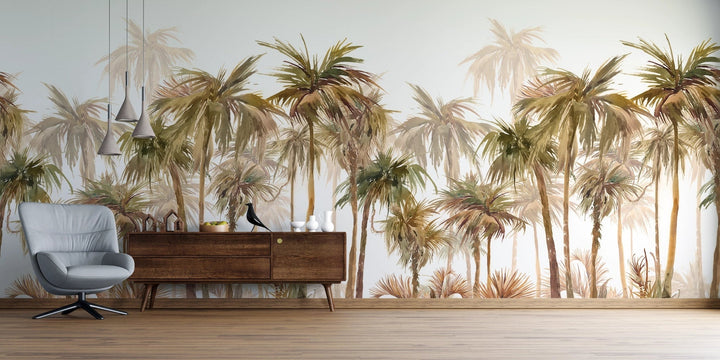 Papier peint Jungle monochrome - Kam & Leon