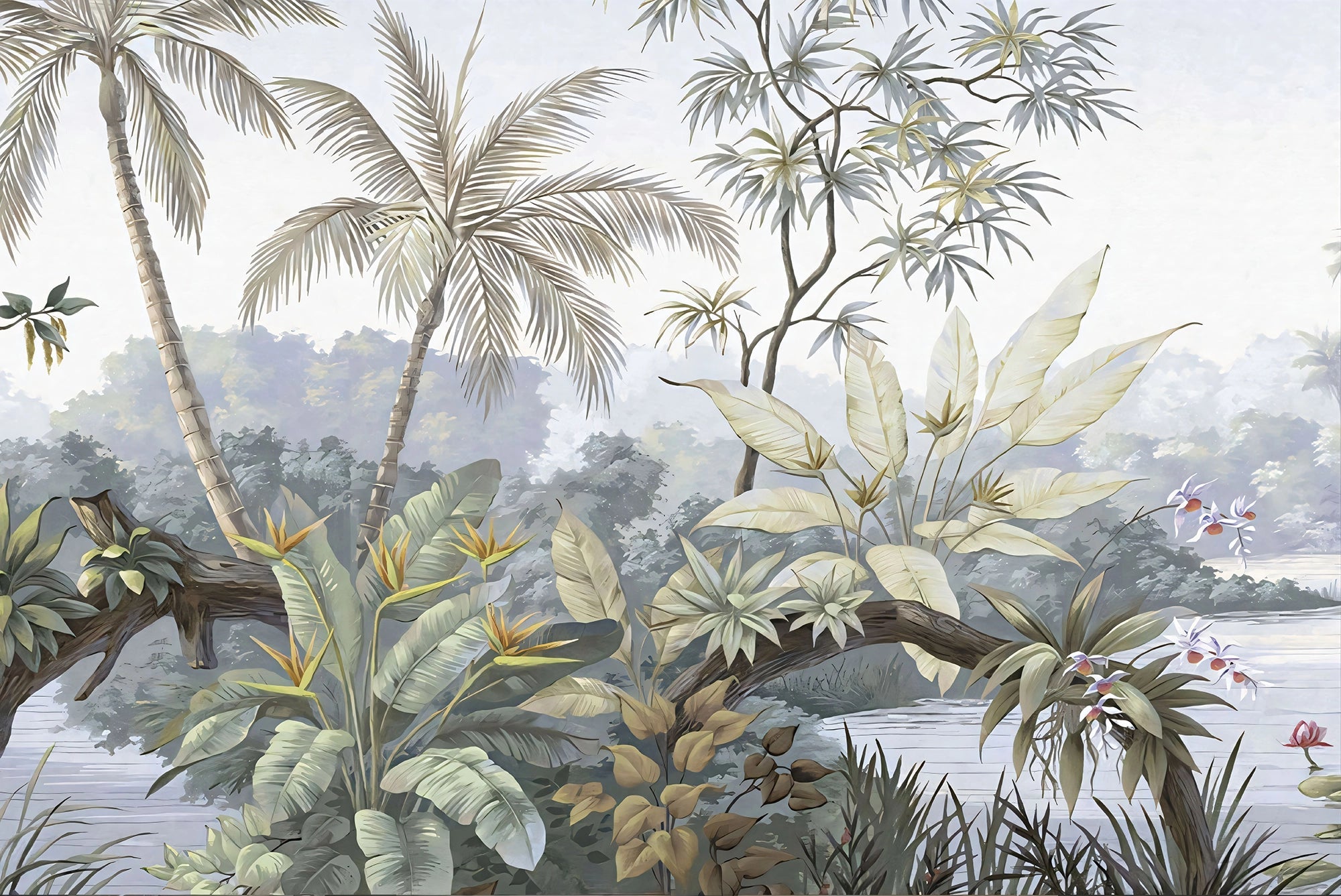 Papier peint Jungle Tendance