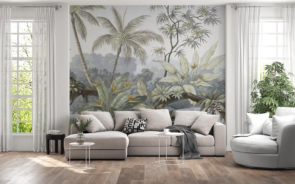 Papier peint Jungle Tendance - Kam & Leon