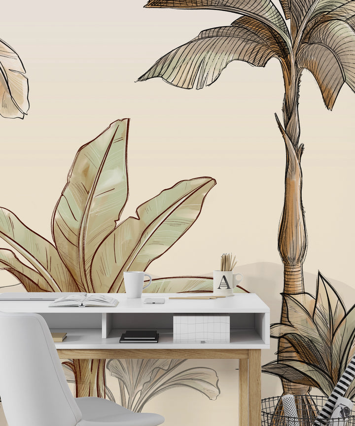 Papier Peint Jungle Vintage