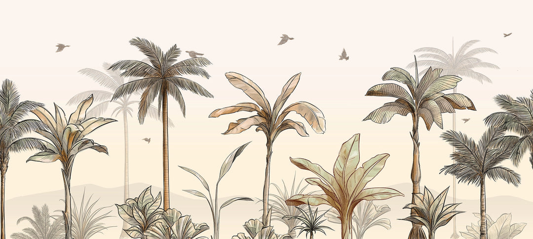 Papier Peint Jungle Vintage