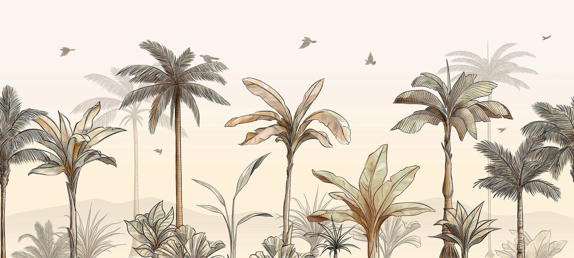 Papier Peint Jungle Vintage