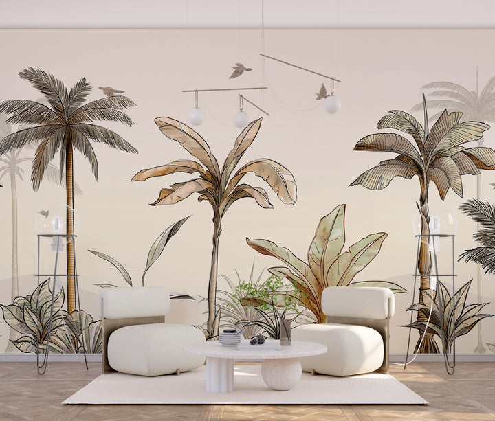 Papier Peint Jungle Vintage