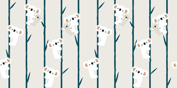 Papier Peint Koala Chambre d'Enfant - Kam et Léon