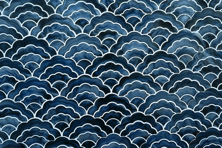 Papier peint la vague de Seigaiha