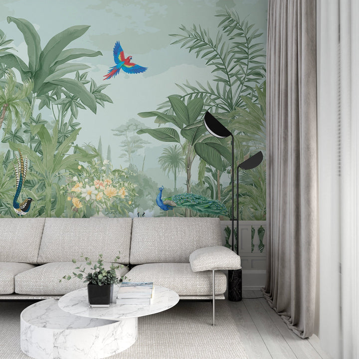 Papier Peint Oasis Tropical - Kam & Leon