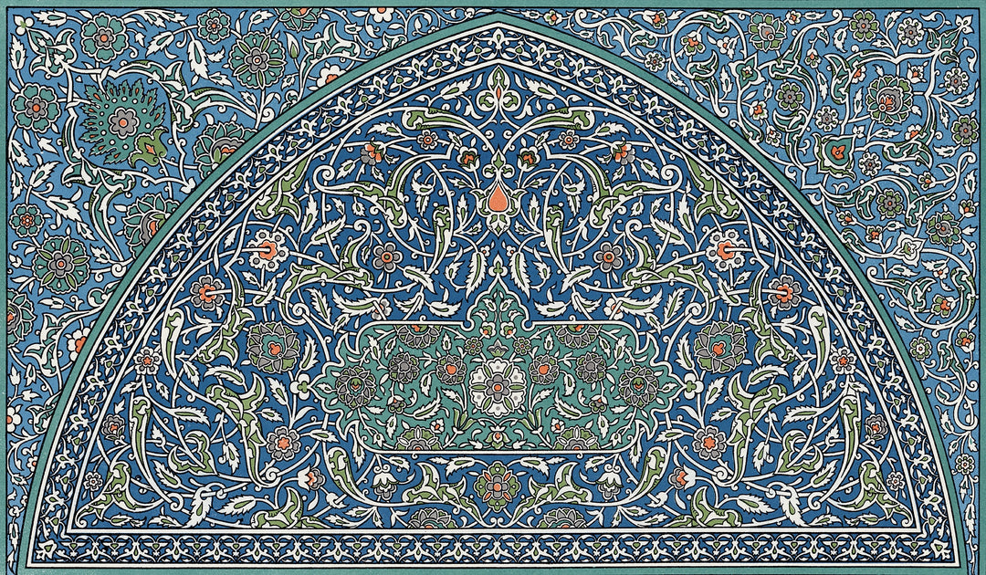 Persian Arabesque Panoramic Wallpaper 
