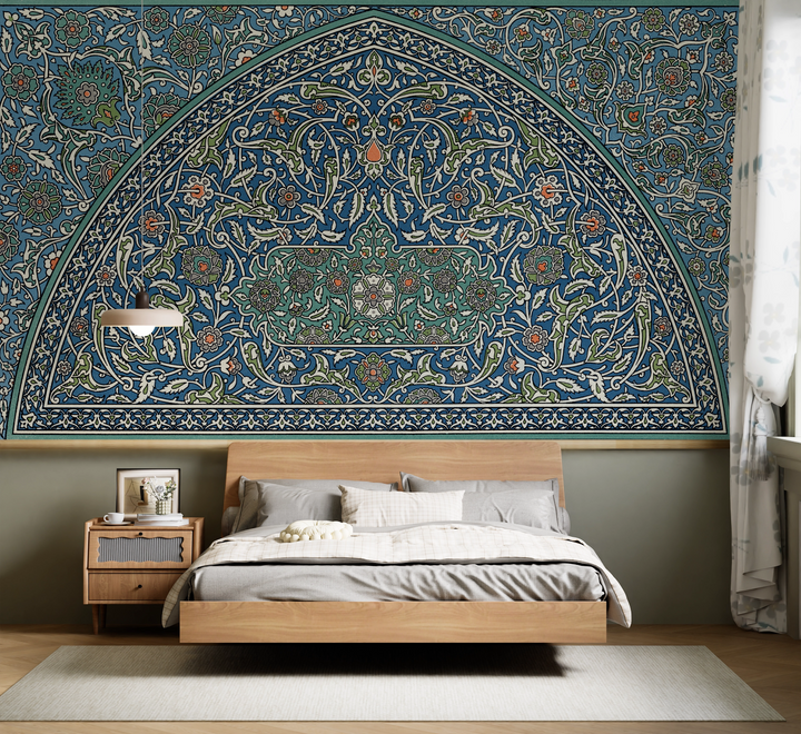 Persian Arabesque Panoramic Wallpaper 