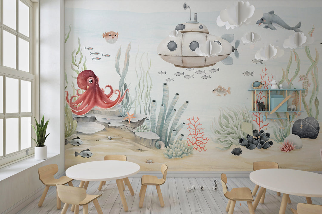 Panoramic Wallpaper Underwater Adventure 
