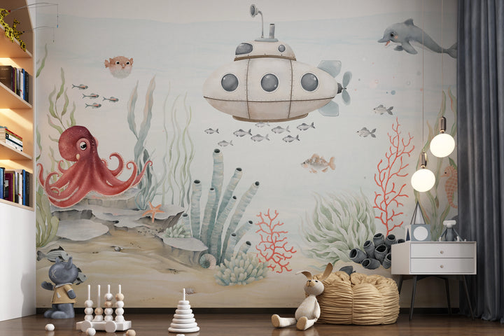 Panoramic Wallpaper Underwater Adventure 