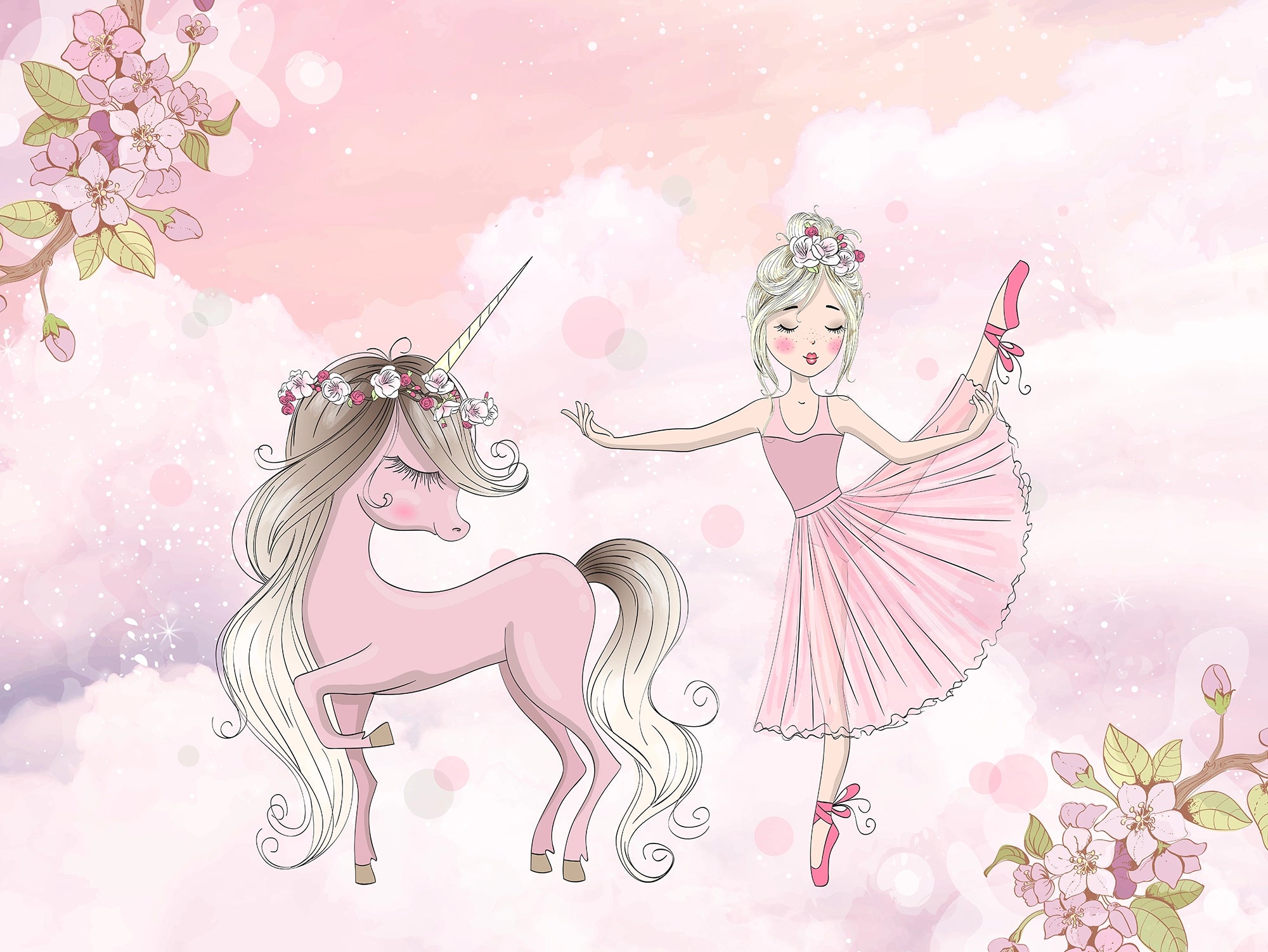 Custom wallpaper enchanted ballerina