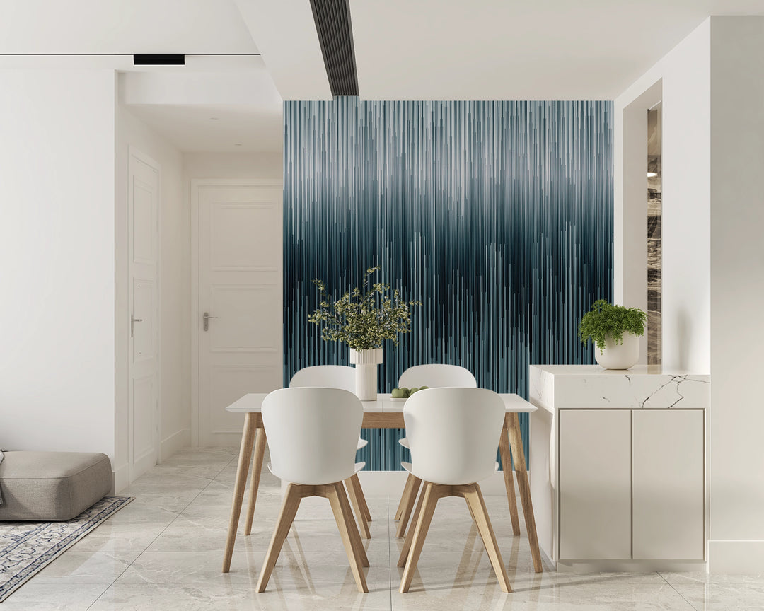 Papier peint panoramique Horizon Bleu Graphique