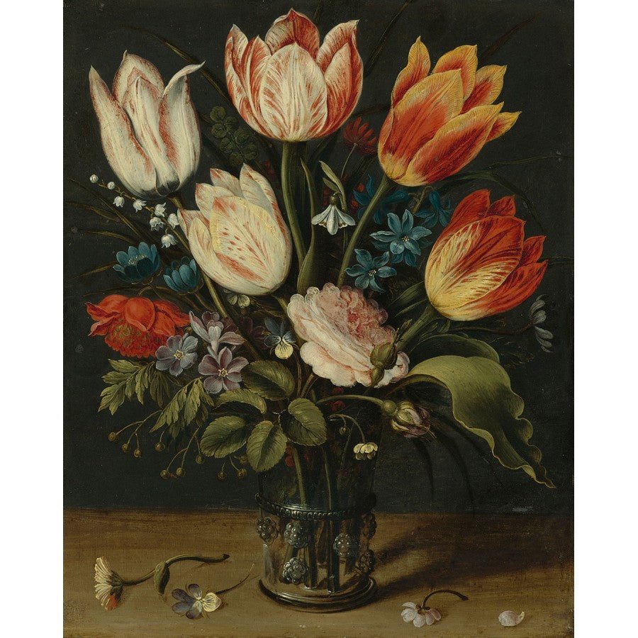 Papier peint panoramique bouquet de fleurs en nature morte