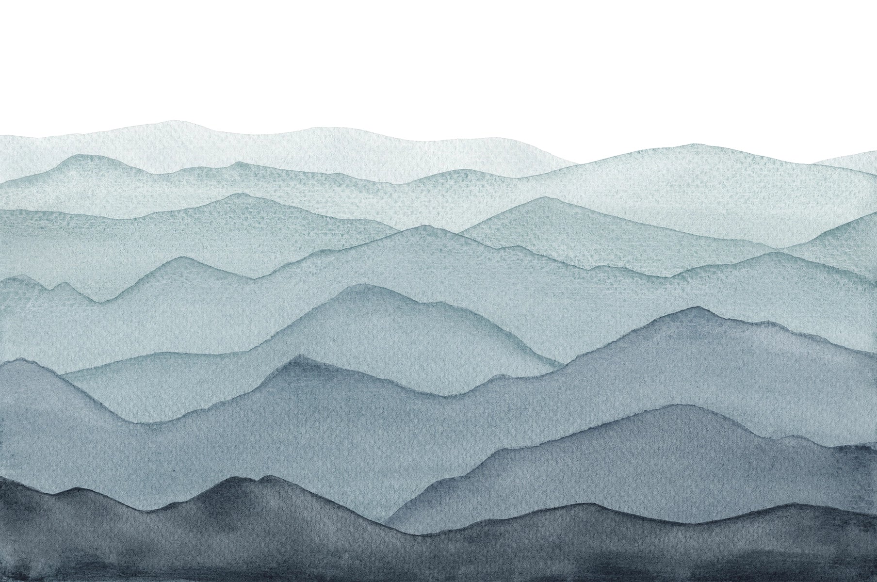 Papel pintado panorámico Brumas de Salvia 