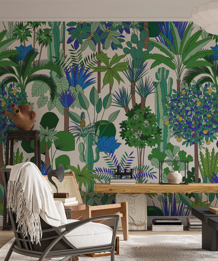 Panoramic Wallpaper Graphic Canopy 