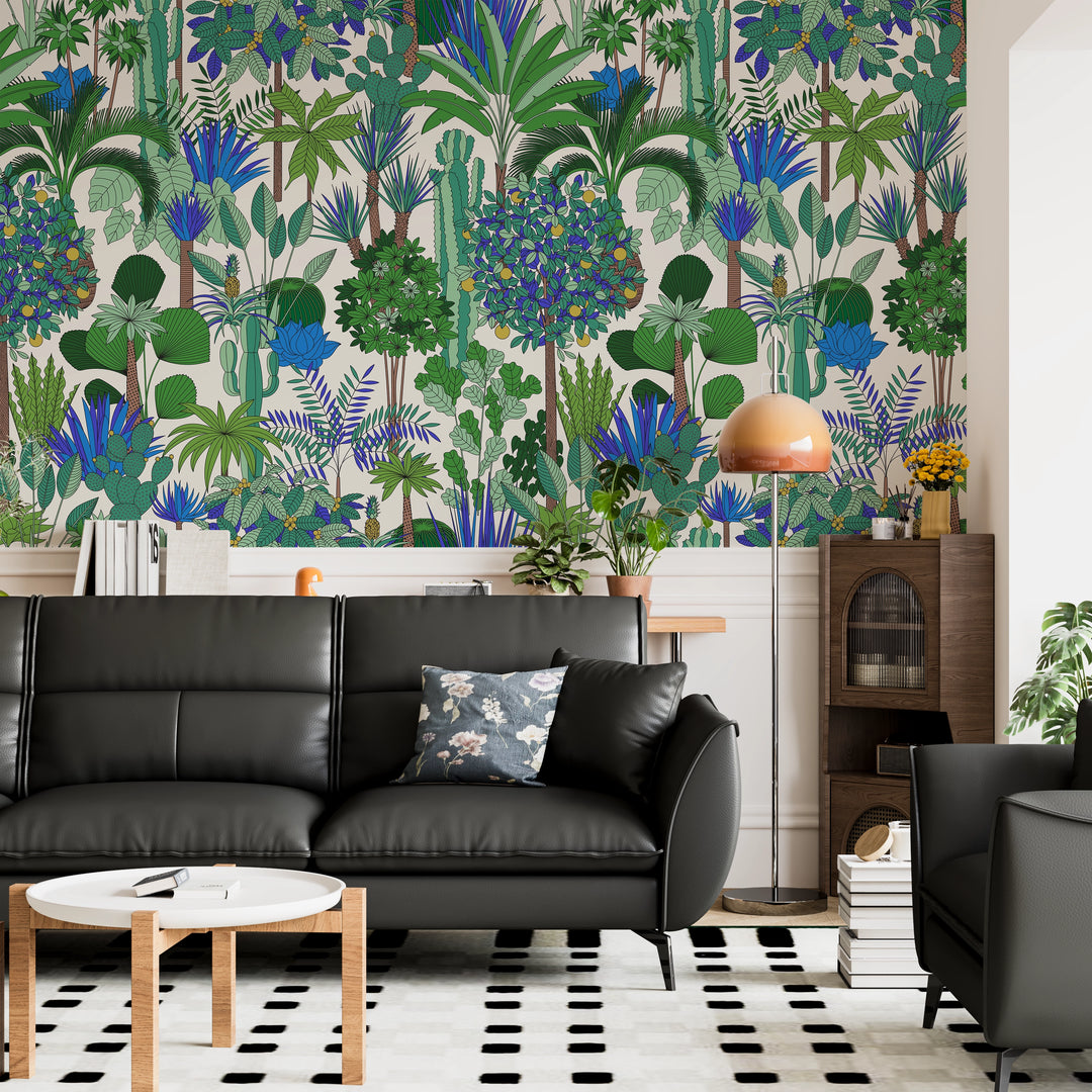 Panoramic Wallpaper Graphic Canopy 