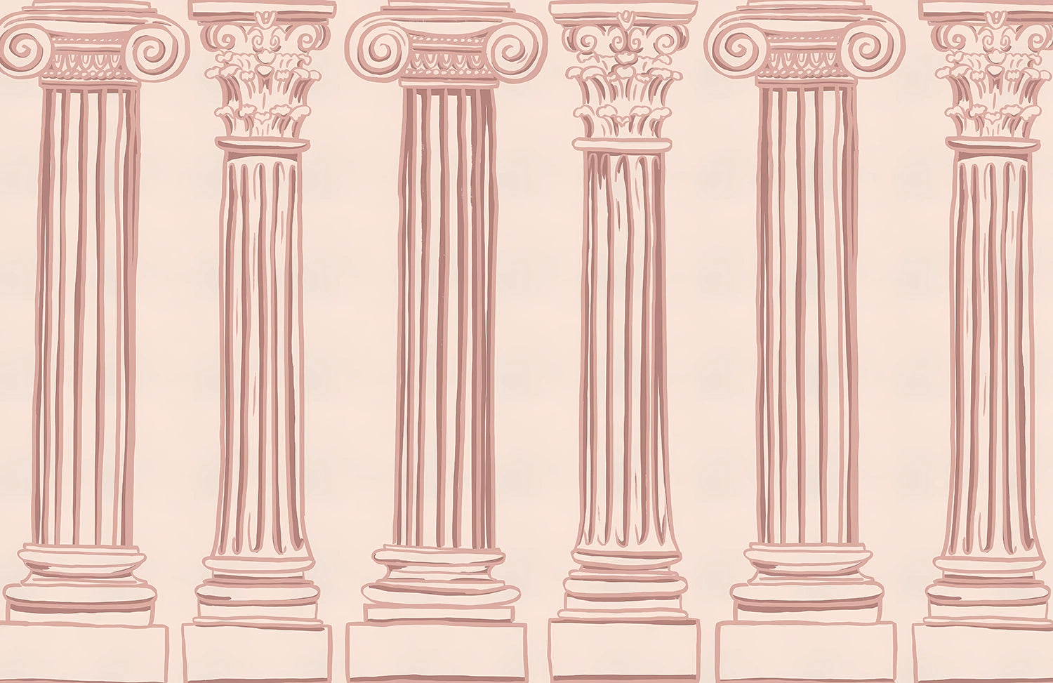 Papier Peint Panoramique Colonnes Grecques