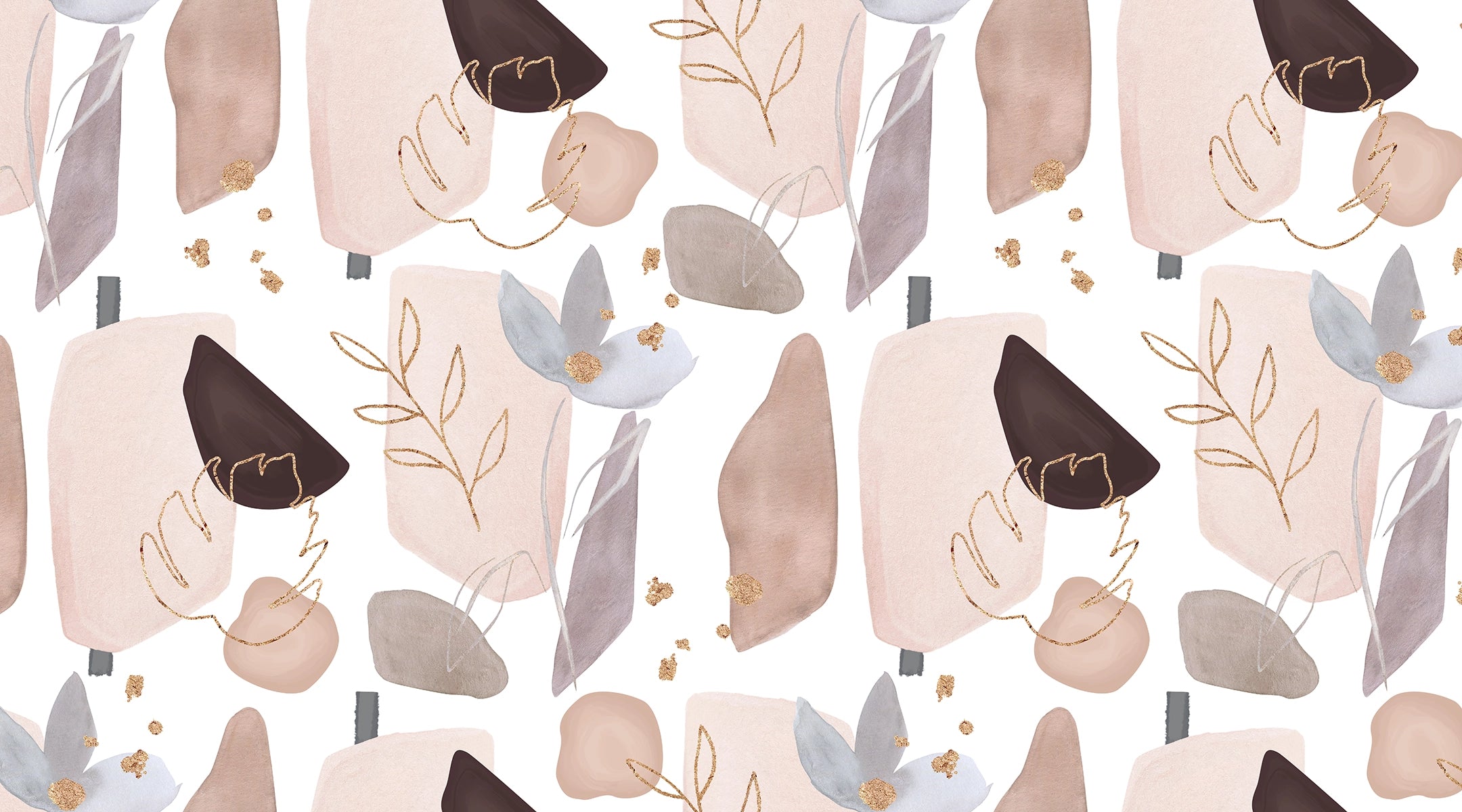 Panoramische Tapete Zeitgenössische Komposition 