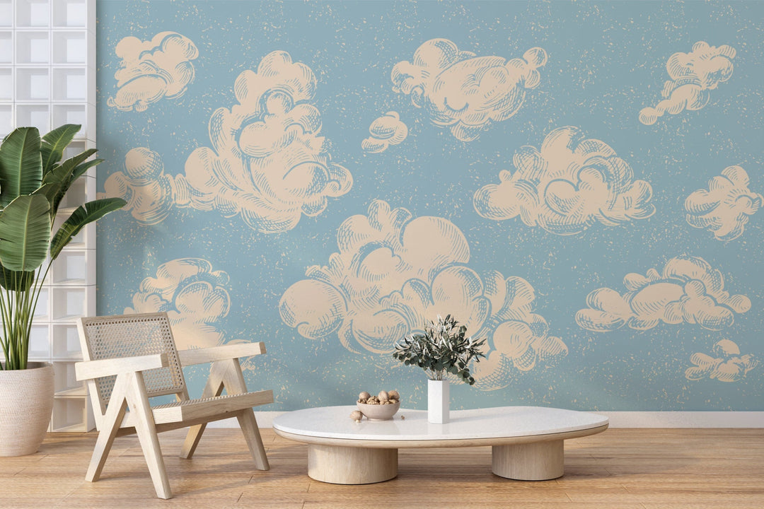 Papier peint panoramique dans les nuages - Kam & Leon