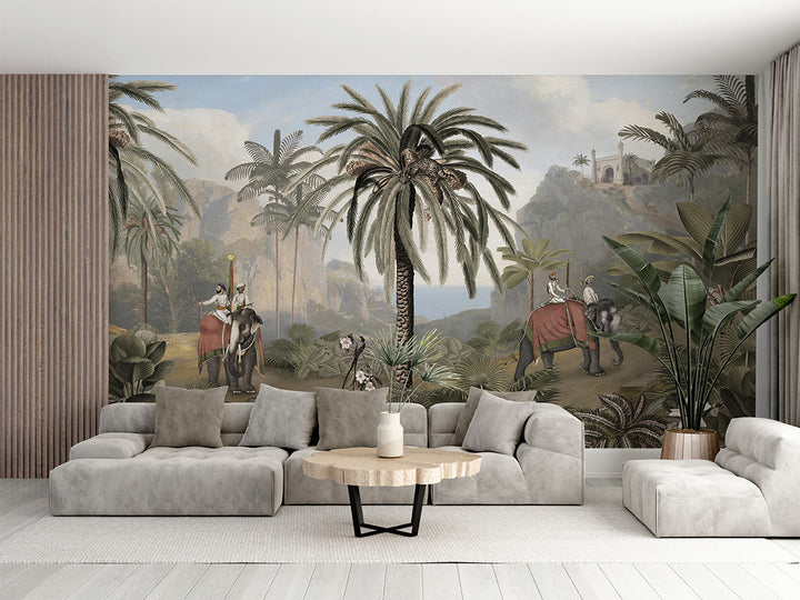 Papier Peint panoramique Elephant Elegance