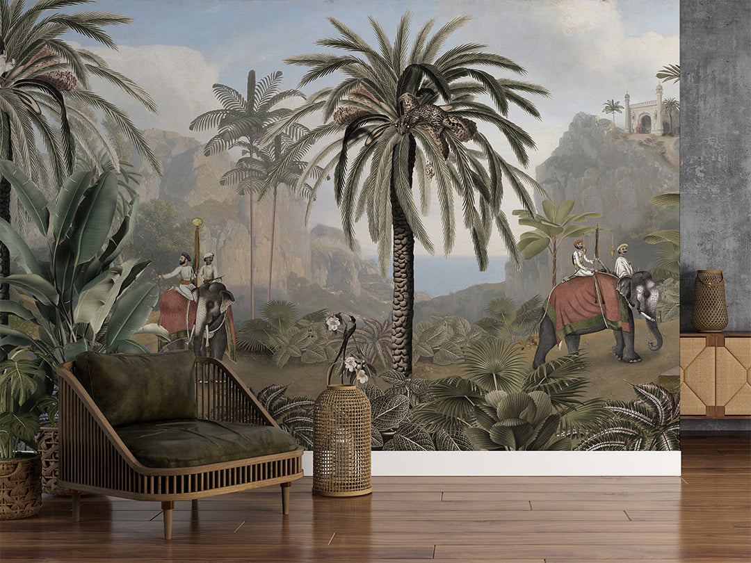 Papier Peint panoramique Elephant Elegance