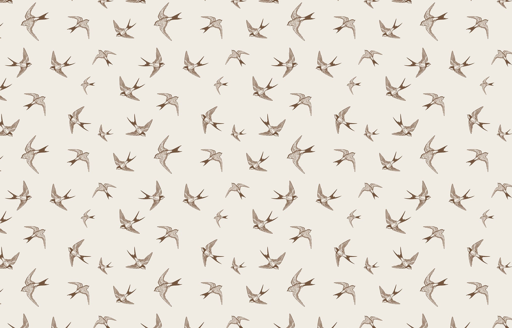 Papier peint panoramique Envol d’Hirondelles