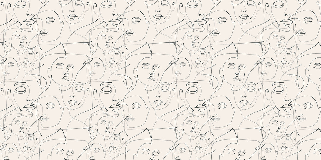 Papier Peint panoramique Esquisses Modernes