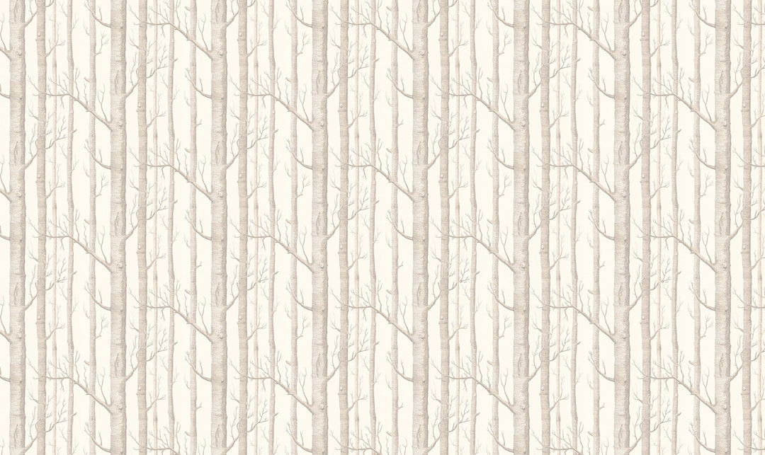 Papier peint panoramique Forêt de Lin Naturel