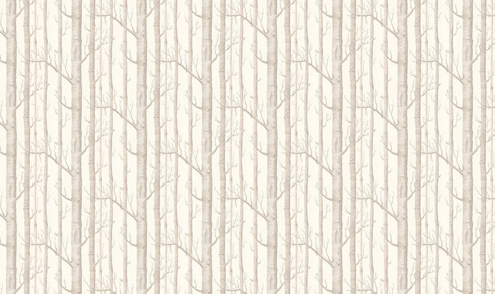 Papier peint panoramique Forêt de Lin Naturel