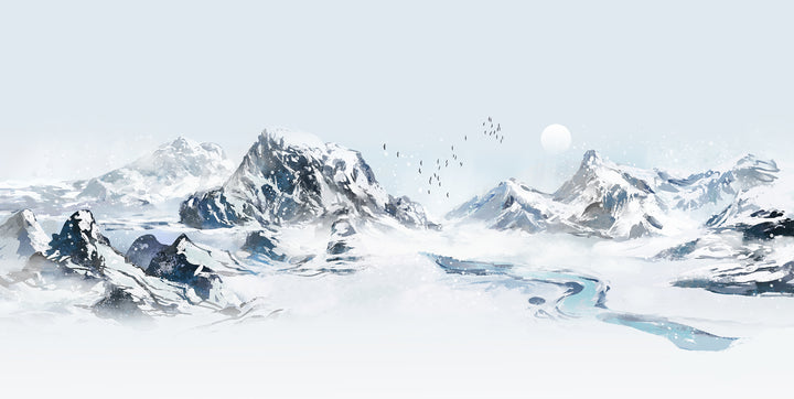 Panoramic Wallpaper Horizon Glacier 
