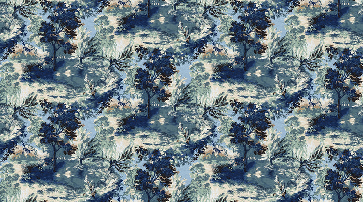 Panoramic wallpaper Azure Garden 