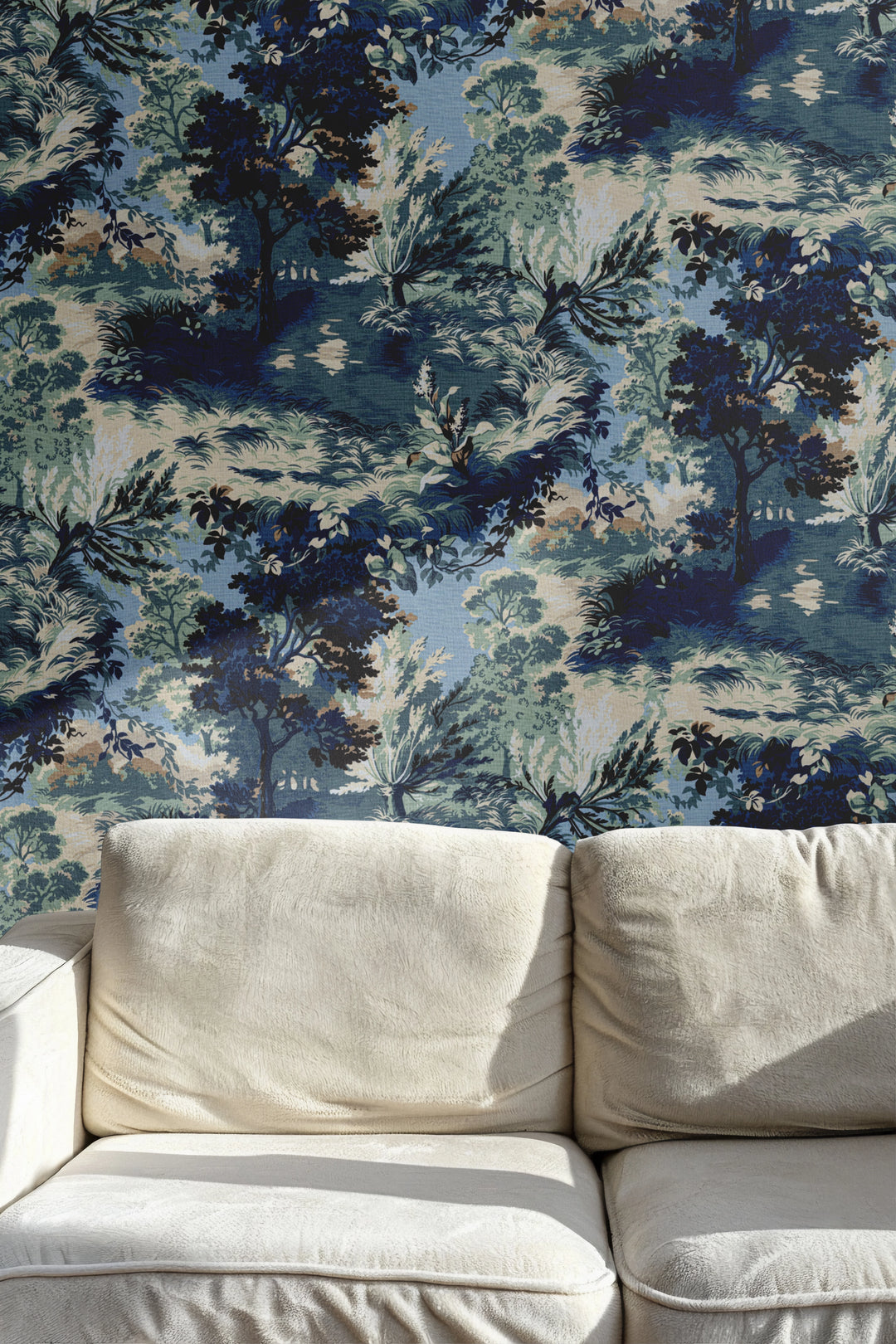 Panoramic wallpaper Azure Garden 