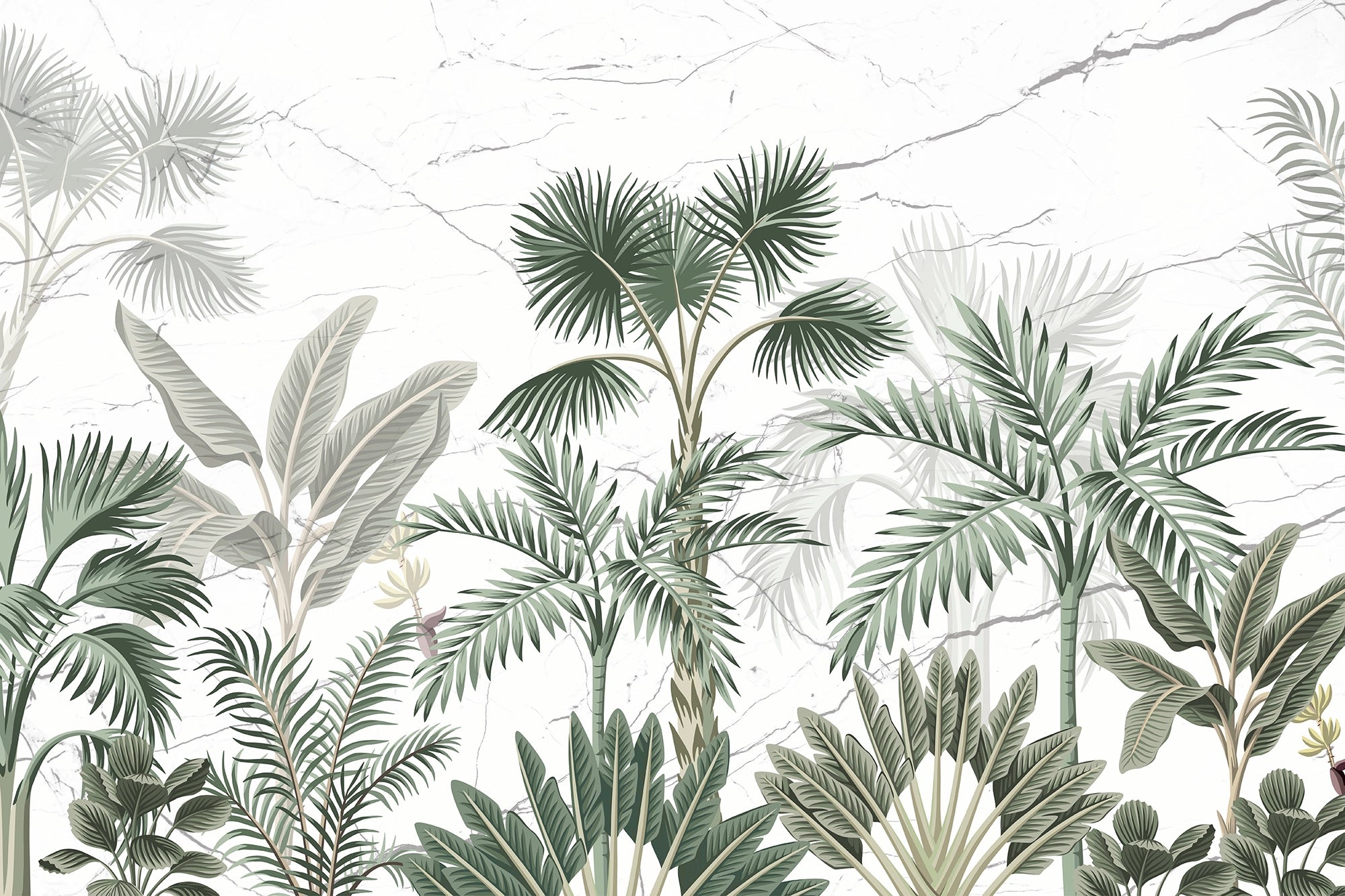 Papier peint panoramique Jungle essence