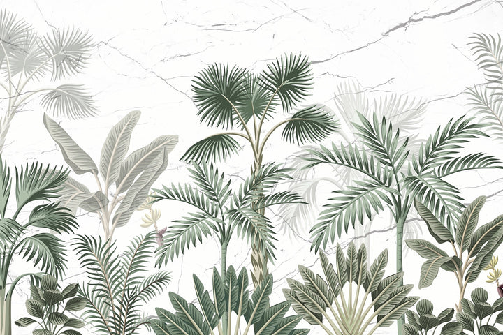 Papier peint panoramique Jungle essence - Kam et Léon