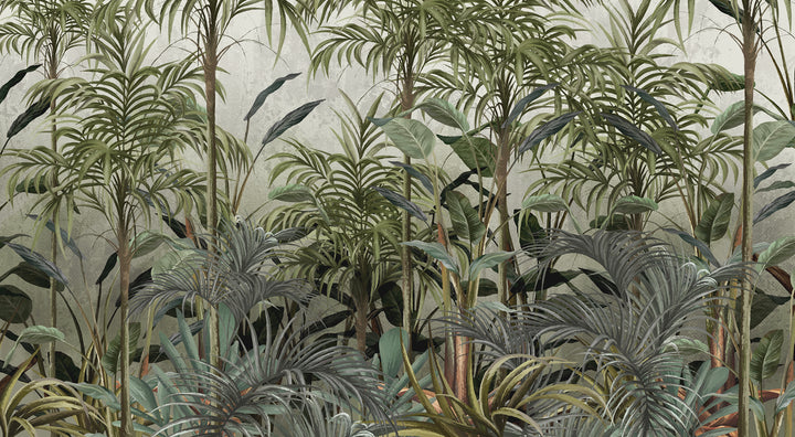 Papier peint panoramique Jungle Sereine