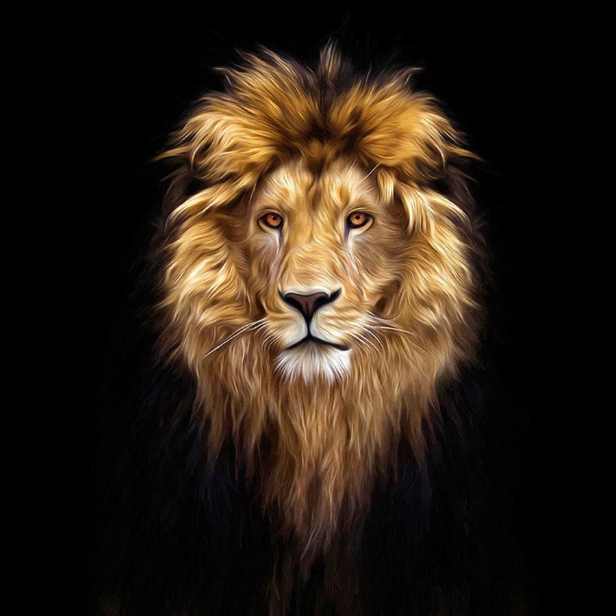Papier peint panoramique lion