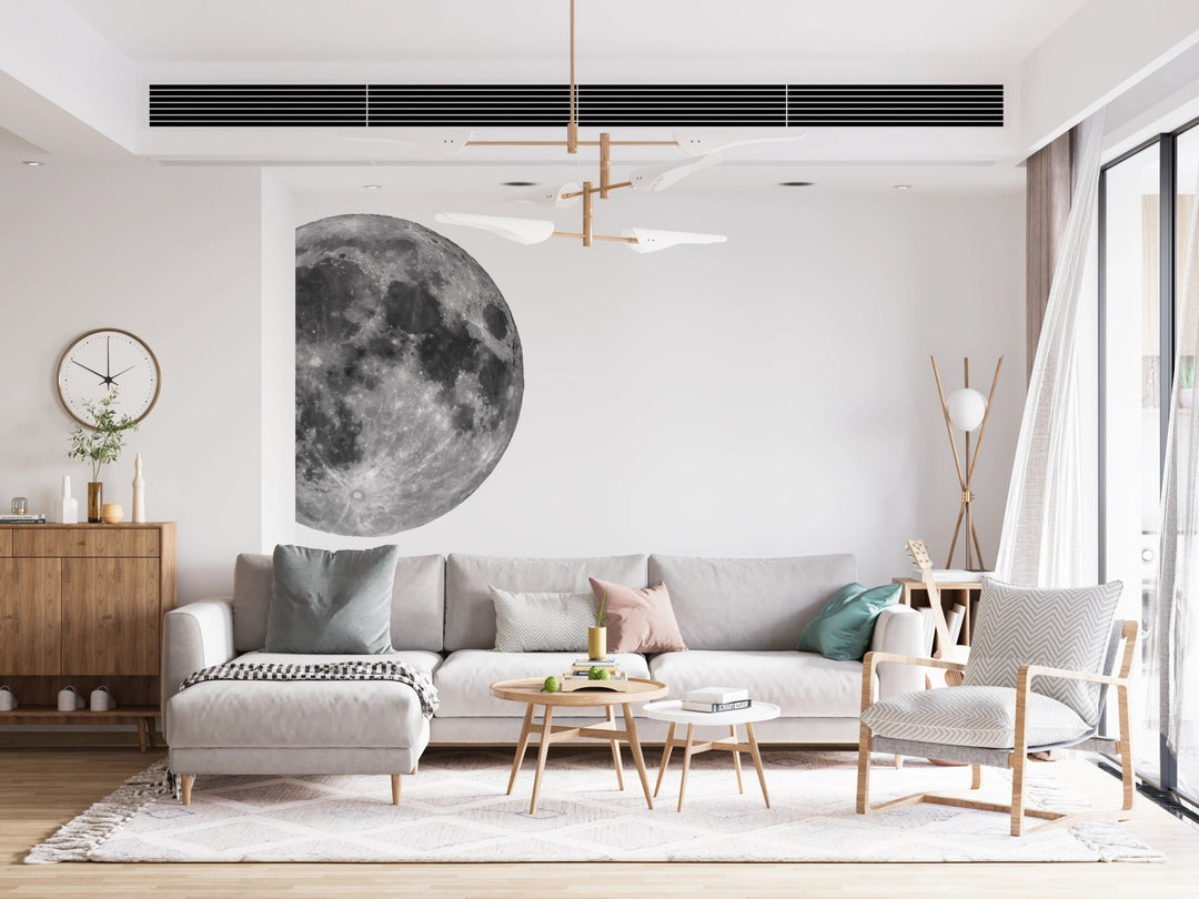 Papier peint panoramique Lune - Kam & Leon