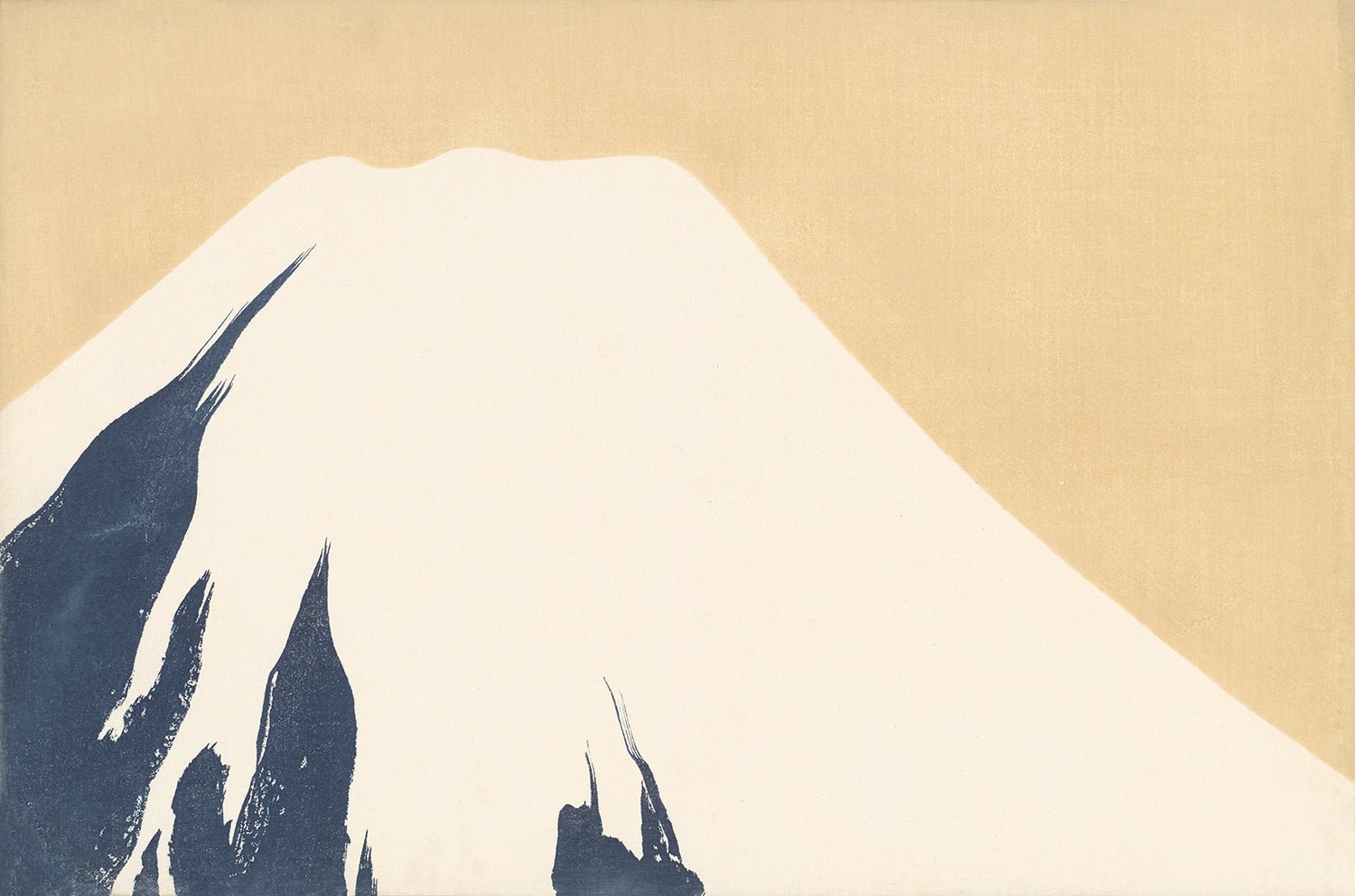 Papelador panorámico de Mont Fuji por Kamisaka Sekka