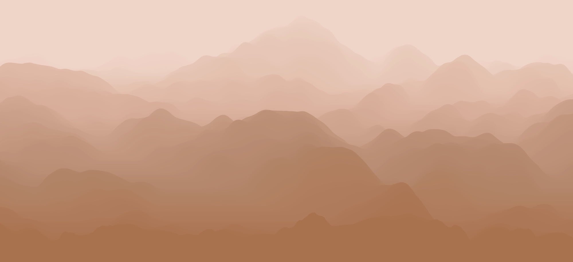 Panorama Tapete Abstraite Terrakotta