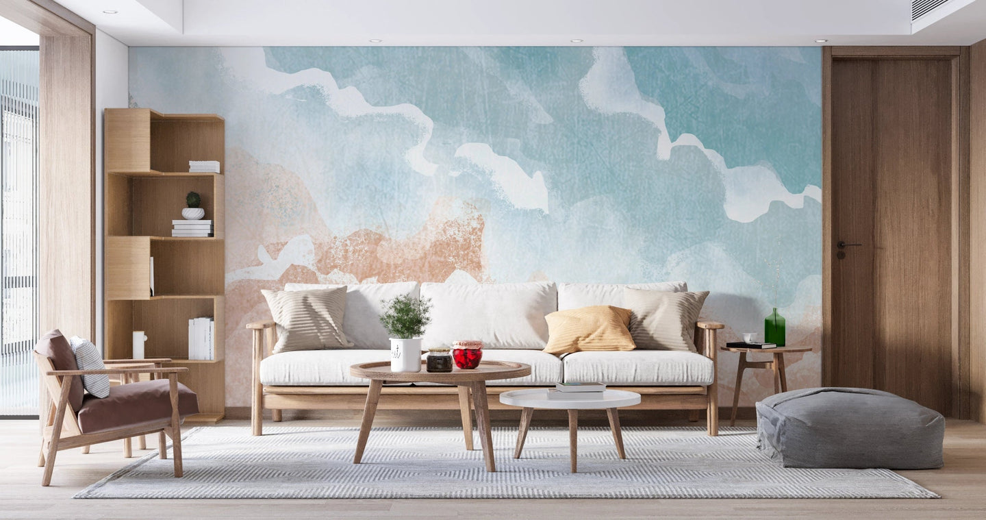 Papier Peint Panoramique Plage abstraite - Kam & Leon