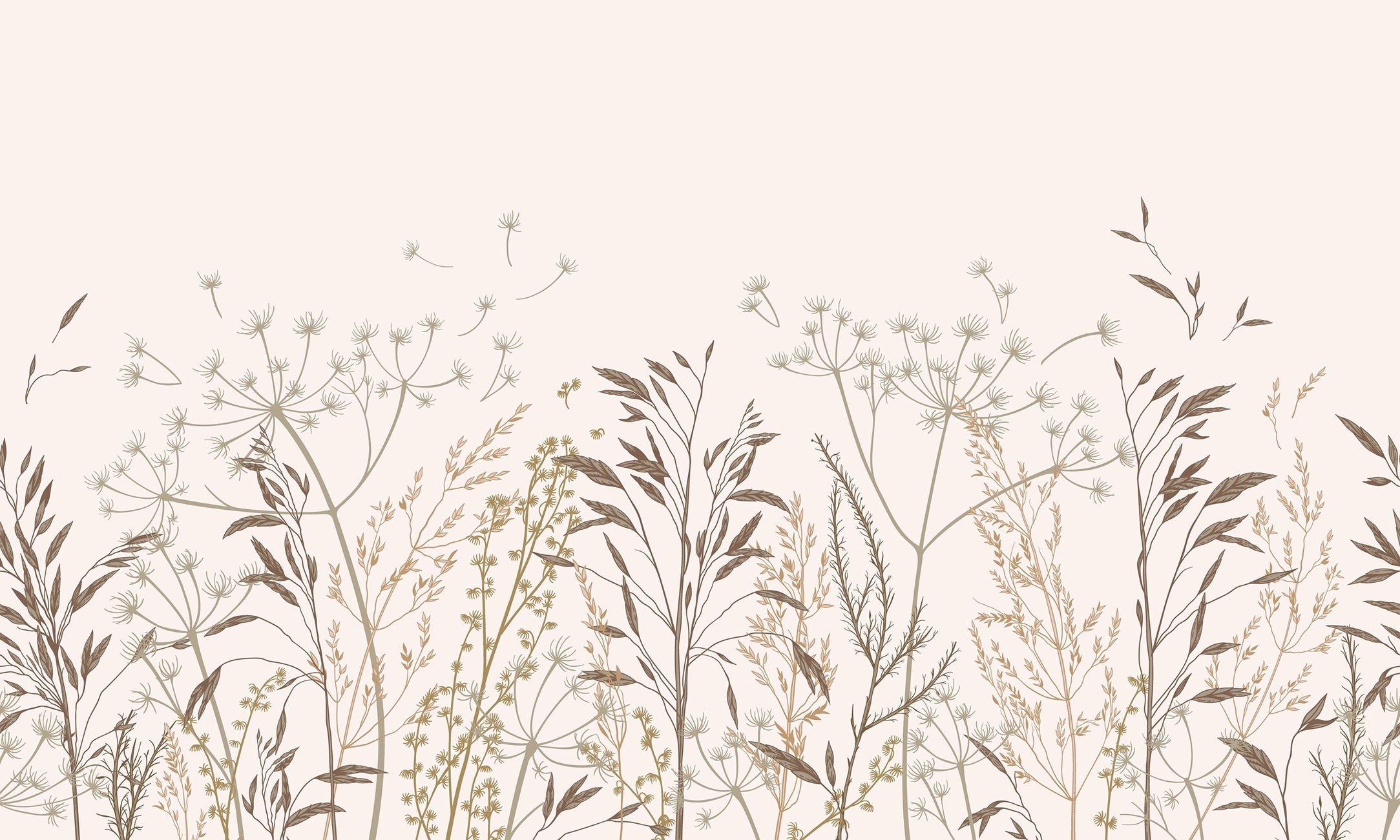 Panoramic Wallpaper Wild Plants 