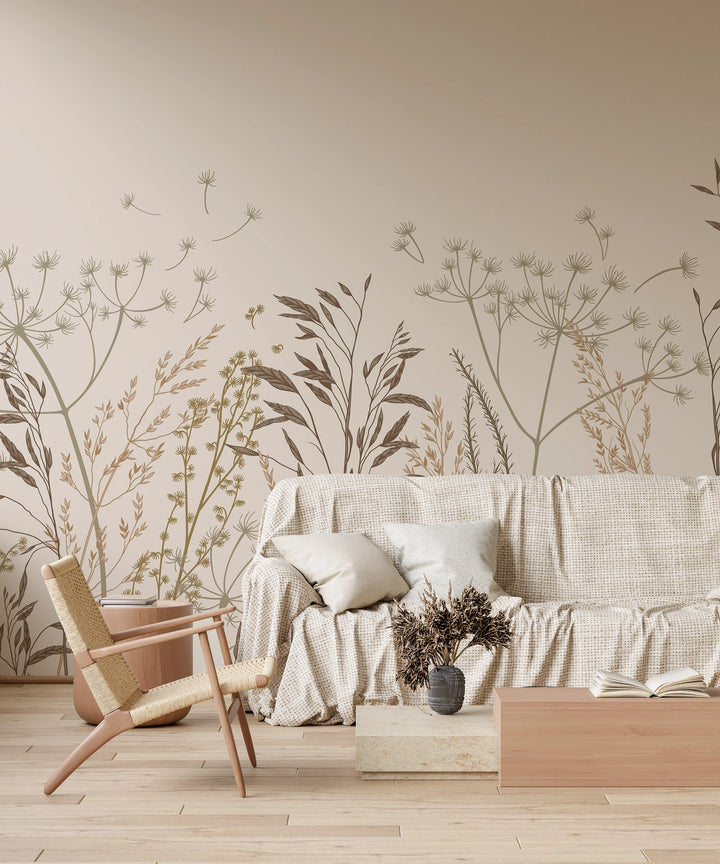 Panoramic Wallpaper Wild Plants 