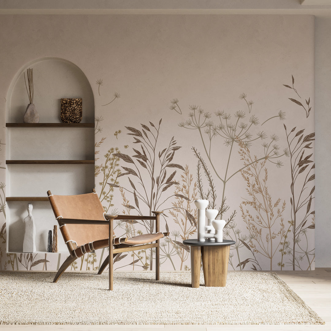 Panoramic Wallpaper Wild Plants 