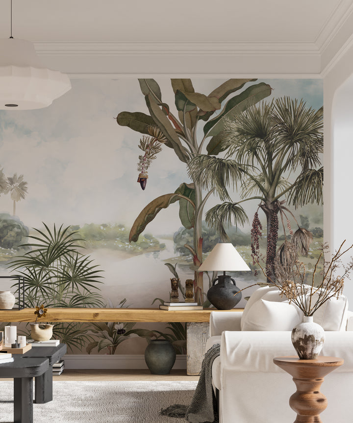 Papier peint panoramique Rêverie Tropicale
