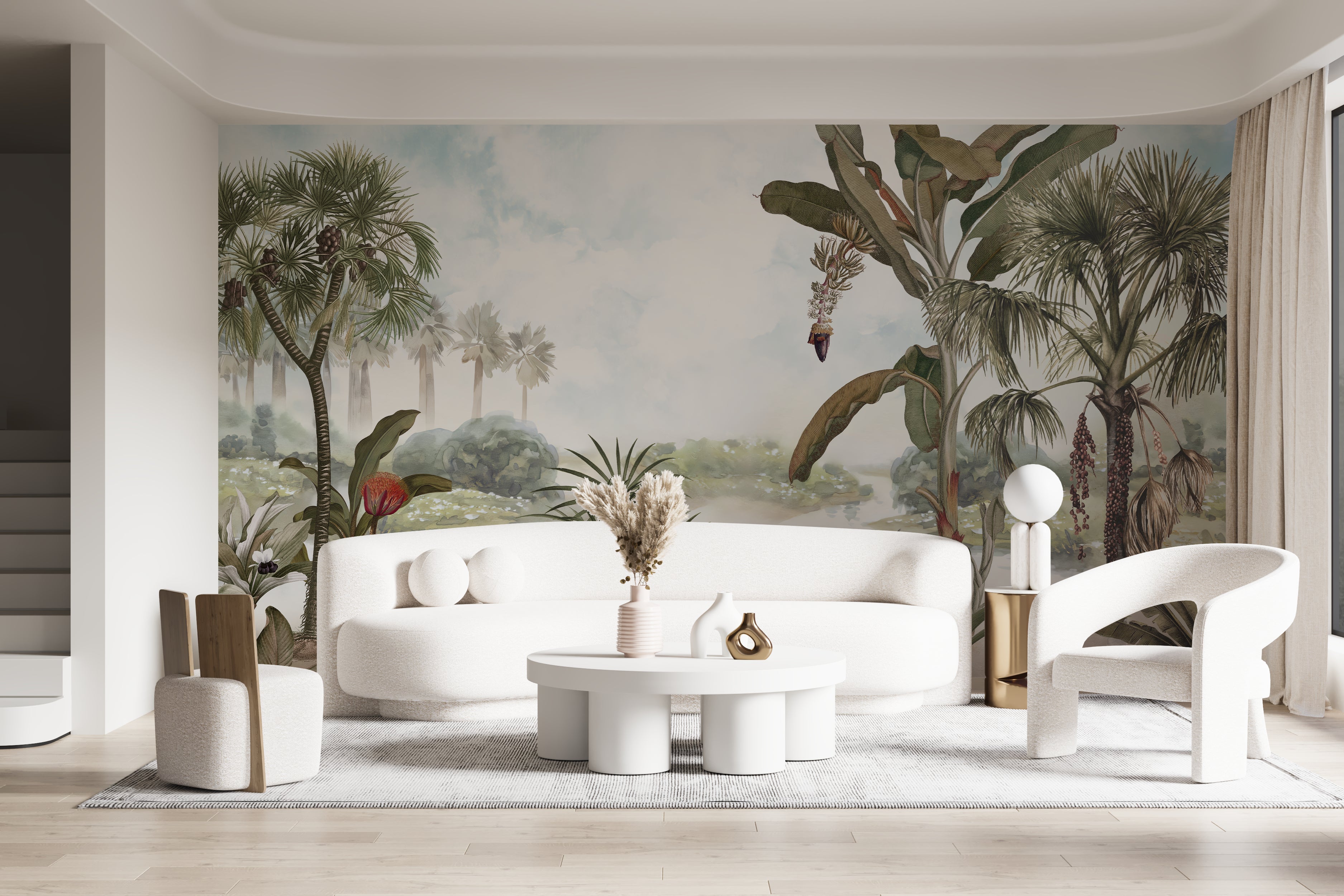 Papier peint panoramique Rêverie Tropicale