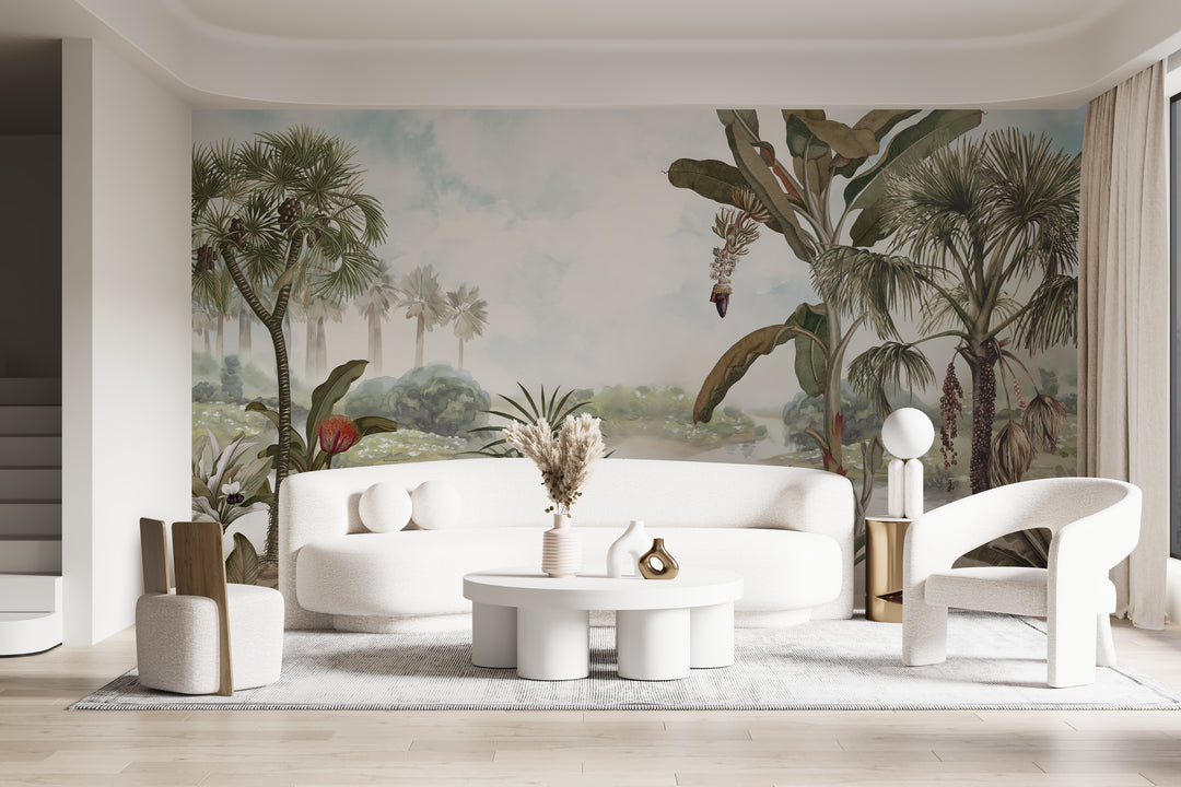 Papier peint panoramique Rêverie Tropicale