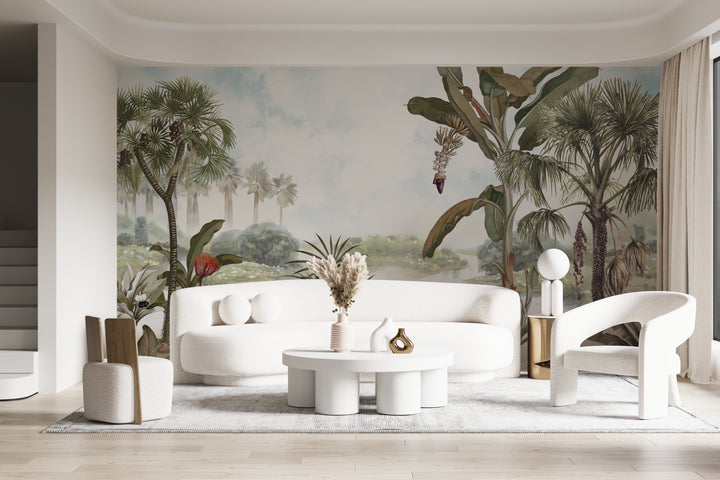 Papier peint panoramique Rêverie Tropicale
