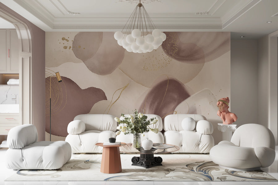 Papier peint panoramique sur mesure fabriqué en France dans un salon