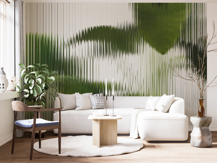Panoramic Wallpaper Silhouettes Vegetales 